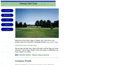 Desktop Screenshot of galwaygolfclub.com